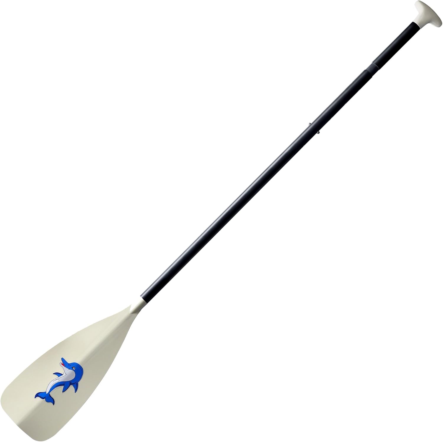 Cannon Paddles Kids Booster Adjustable Length SUP Board Paddle, 60-68-Inch, Black/Ivory