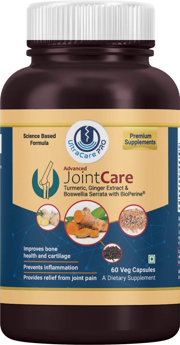 UltraCare PRO Advanced Joint Care Support Premium Supplement For Men and Women (60 Veg Capsules)