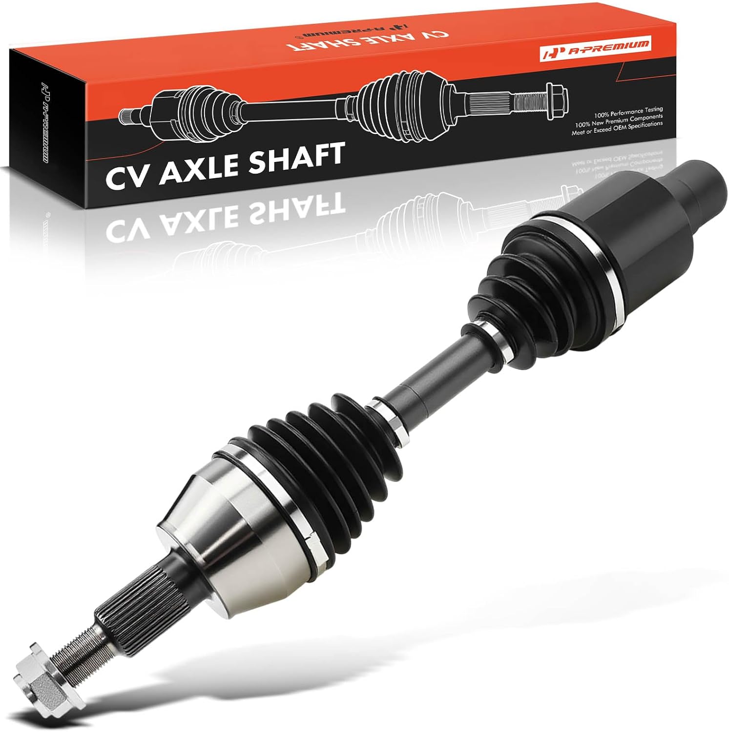 A-Premium CV Axle Shaft Assembly Compatible with Dodge & Chrysler Models - Durango 2004-2009, Aspen 2007-2009, 4WD - Front Left or Right, Replace# 52114390AA, 52114390AB