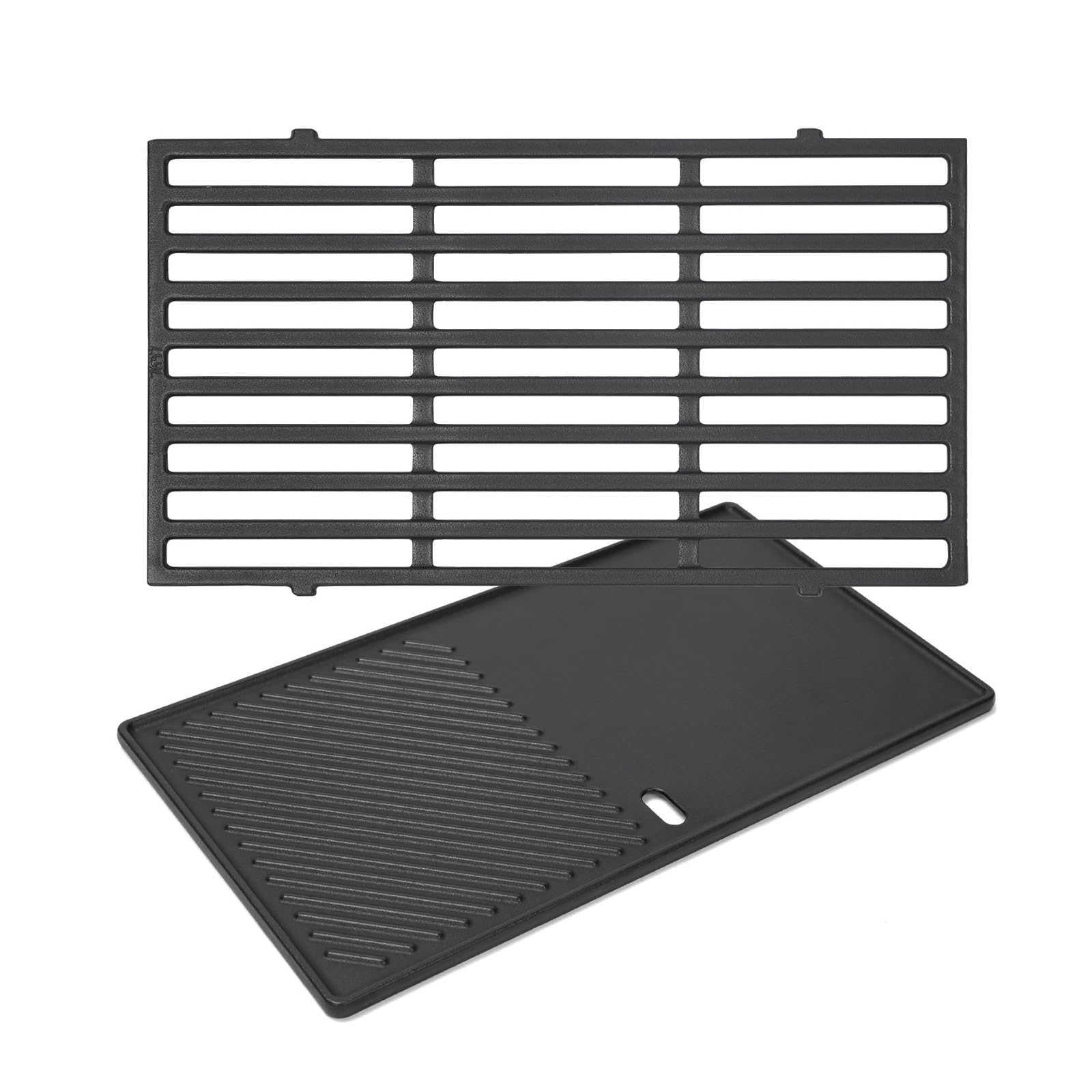 GFTIME 7637 44,5 CM Grilles de Gril pour Weber Spirit I & II 200, E-210, E-220, S-210, S-220 (Boutons de Commande Avant), Fonte Pieces Detachees Grille Barbecue pour Weber 46010074, 46100001 à Gaz