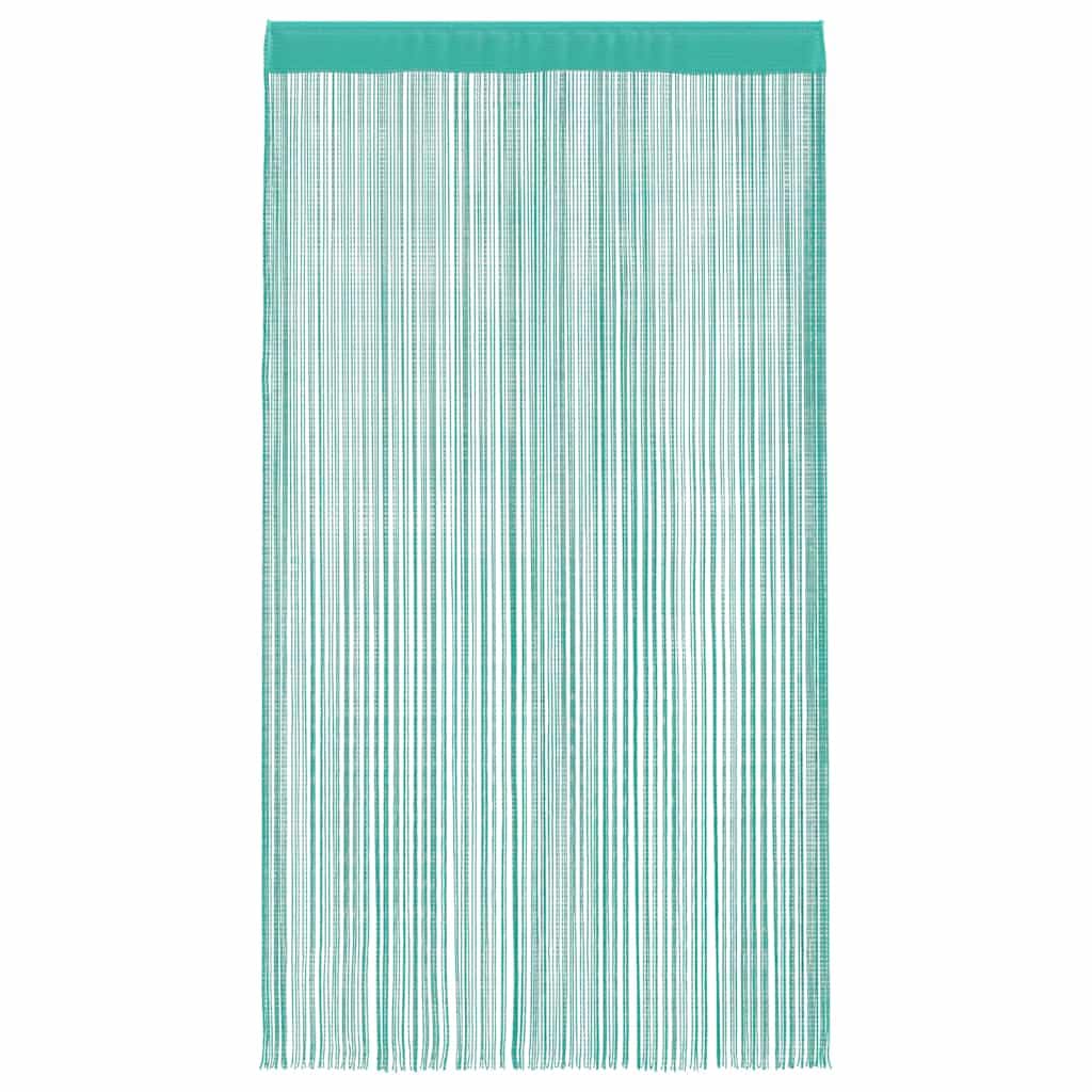 SYDE 2 szt. turkusowe zasłony w paski 140 x 250 cm