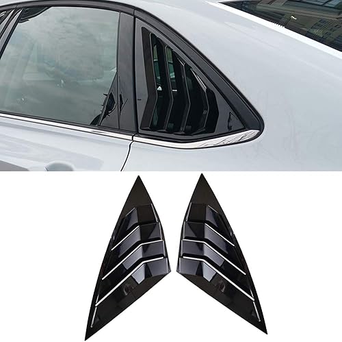 Miniatura 10 de ITrims Accesorios de coche para Volkswagen Jetta MK7 2019 2020 - Rejillas de ventana lateral de automóvil, cubierta de ventilación, obturador,