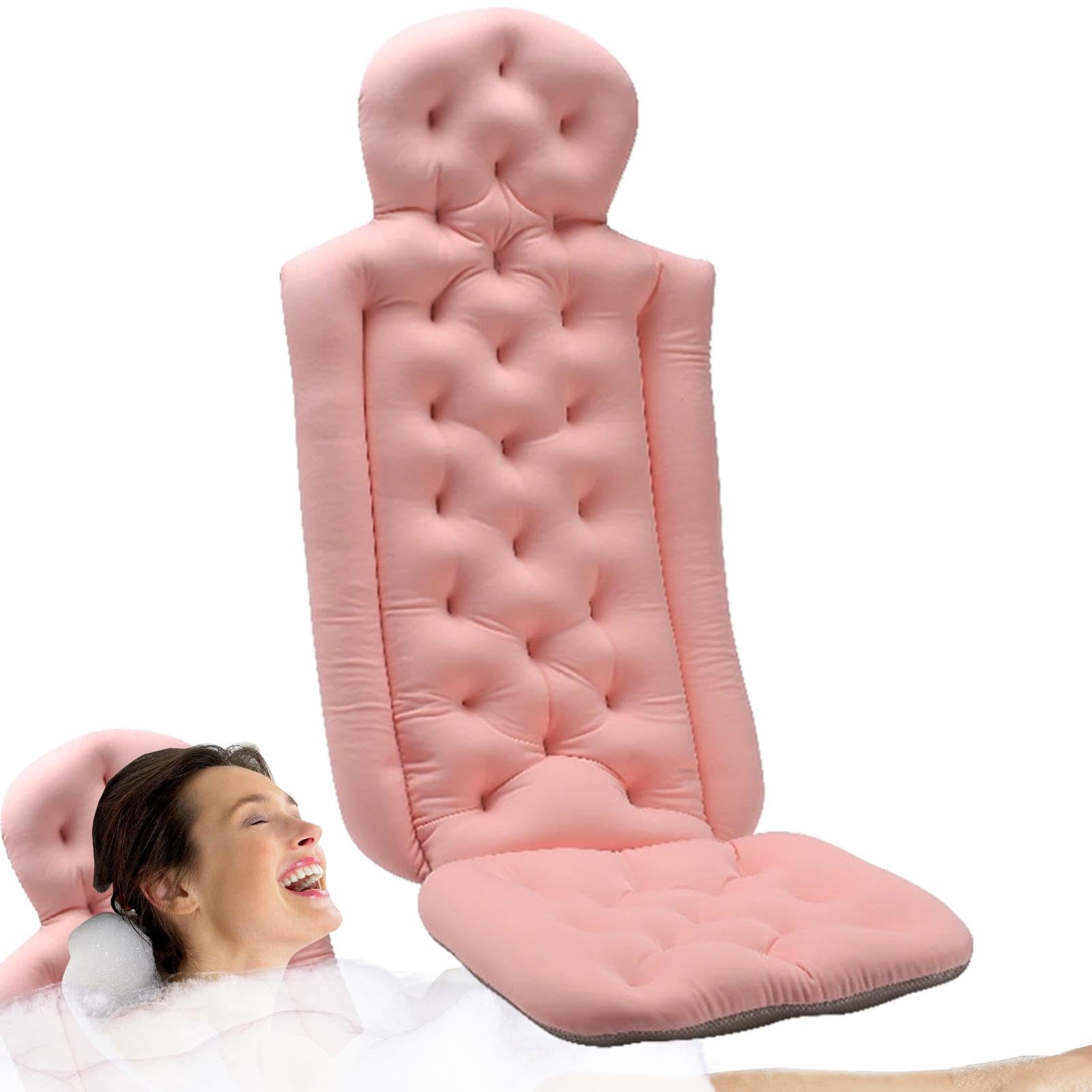 Almohada de baño de Cuerpo Completo, cojín de baño para bañera