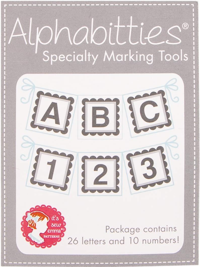It's Sew EmmaGrey Alphabitties Specialty Marking Tool, Varies