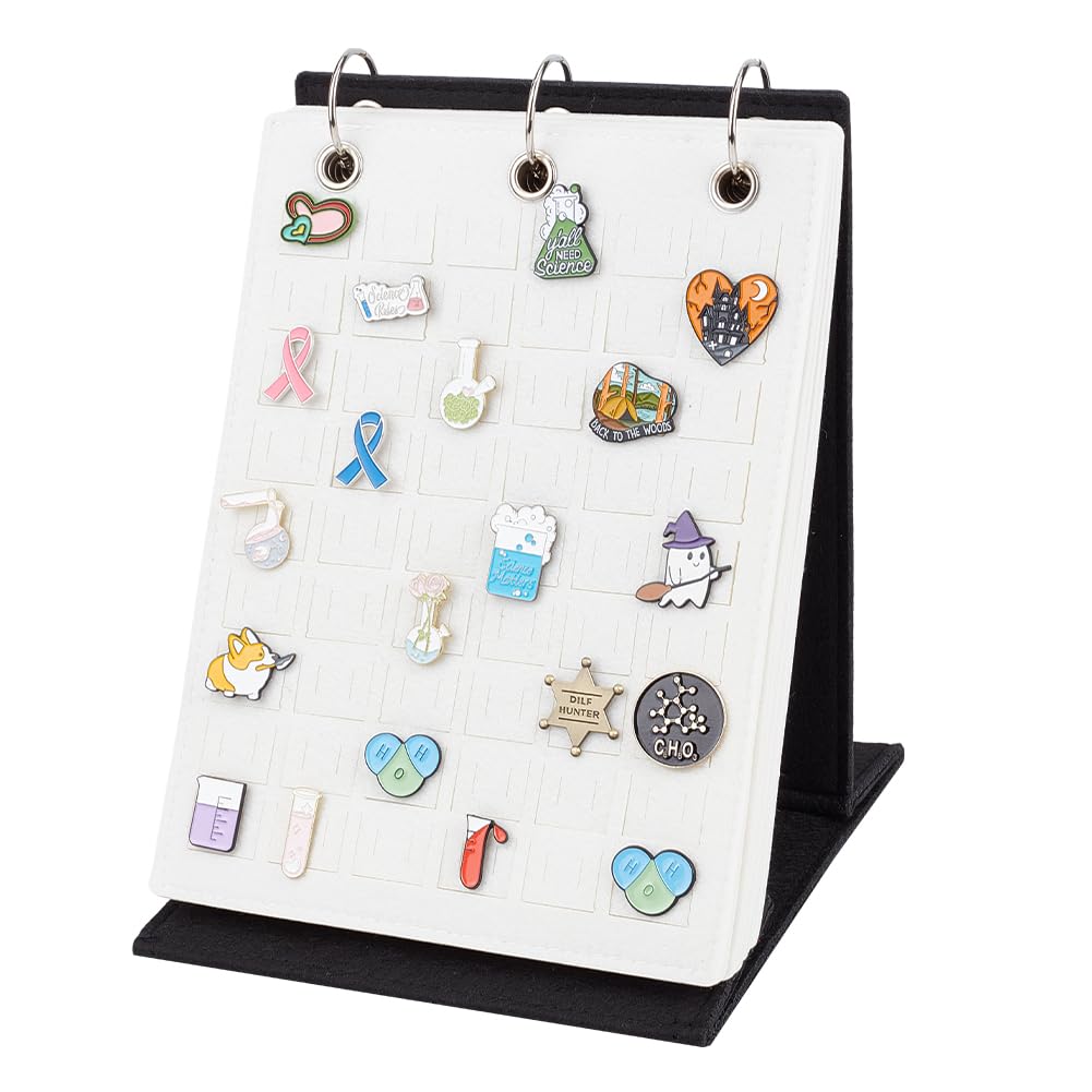 Amazon.co.jp: BENECREAT ピンバッジ 収納ファイル 大容量 5ページ