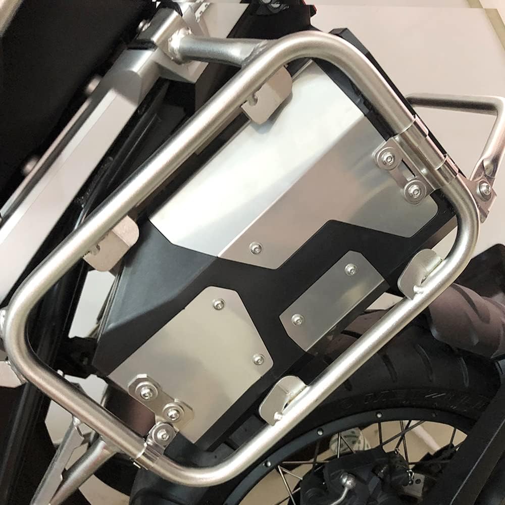 Shkalacar R1250GS Motorcycle Tool Box, Left Side Bracket Aluminum Box Replacement for BMW R1250GS R1200GS LC & Adventure 2002 2008 2018