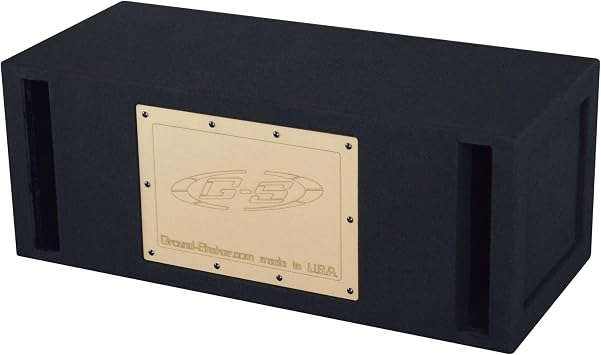 10" Dual Vented Slot Ported Bandpass Sub Box Subwoofer Enclosure Speaker Box Ground Shaker