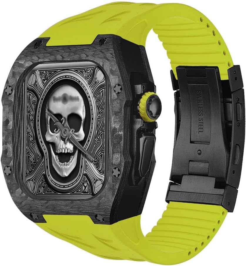 Boîtier de montre en fibre de carbone pour iWatch 49mm Ultra 2