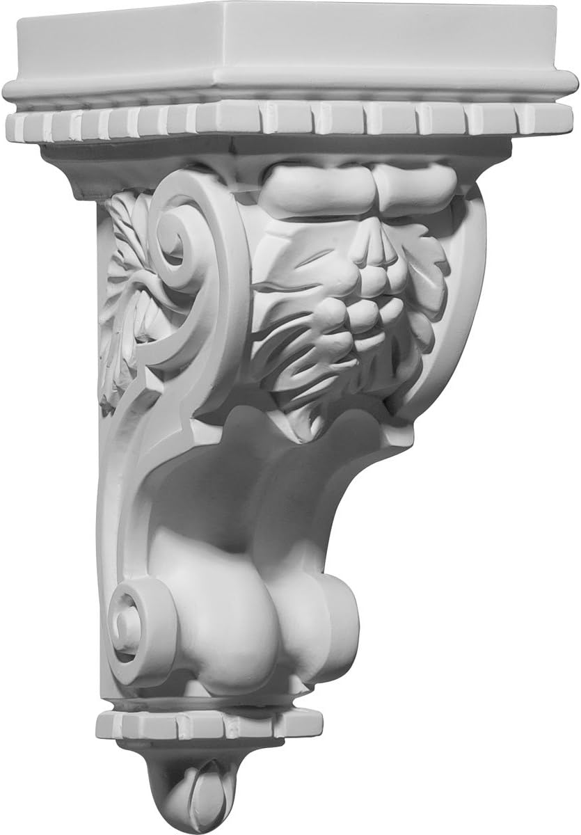 Ekena Millwork COR04X05X10HA 4 7/8-Inch W x 5 1/2-Inch D x 10 1/8-Inch H Hamilton Corbel
