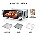 Ninja, Toaster Oven, Air Fryer, Thermometer, Toaster Oven Air Fryer Combo, Stainless Steel, Quick meals, Fries, Frozen Food, Air Fry, Dehydrate, Reheat, 13-in-1,Less Oil, Flip Away Oven, Foodi, SP351