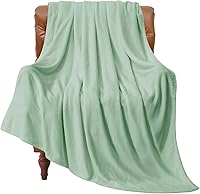 Vista 284 de BEDELITE Fleece Blanket White Throw Blanket for Couch & Bed, Luxury Plush Cozy Fuzzy Blanket 50" x 60", Super Soft Warm Lightweight Throw Blanket
