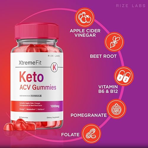 Miniatura 4 de Xtreme Fit - Gomitas Keto Xtreme Fit - Gomitas Xtreme Fit Keto ACV para pérdida de peso avanzada Xtreme Fit Keto gomitas con vinagre de sidra de