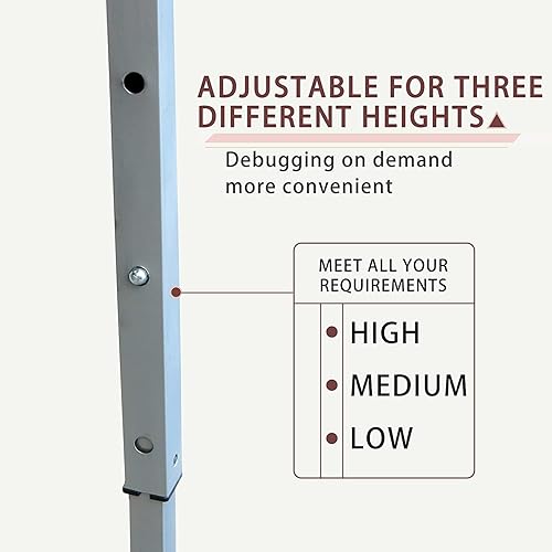 Miniatura 6 de SlowSnail Tienda de campaña desplegable para exteriores con pared lateral, parasol instantáneo de 10 x 10 pulgadas, color blanco