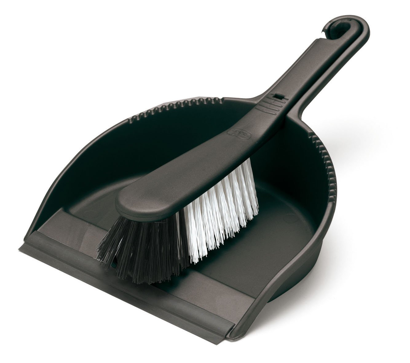 Addis Soft Dustpan & Brush Black
