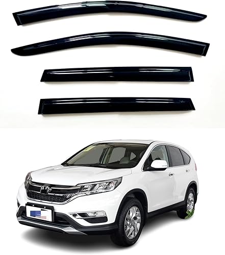 Deflectores de visera de ventana, protectores de lluvia para Honda CRV 2012-2016
