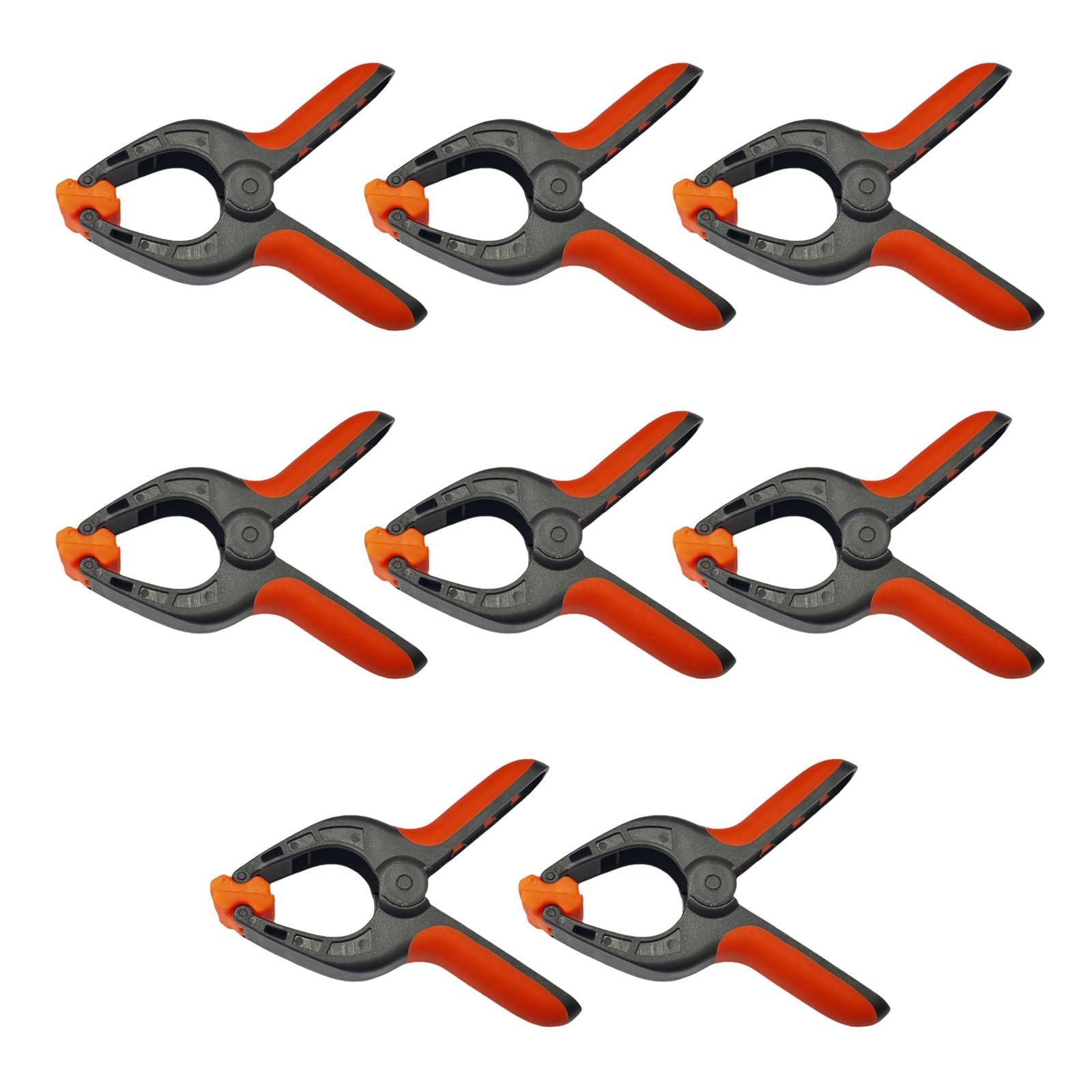 8Pcs 4inch Woodworking Spring Clamp Adjustable Jaw Fixing Middle Frame Bracket Clamping Pliers Toggle Clamps