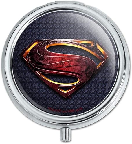 Caja de regalo de baratija con logotipo de Superman de la Liga de la Justicia