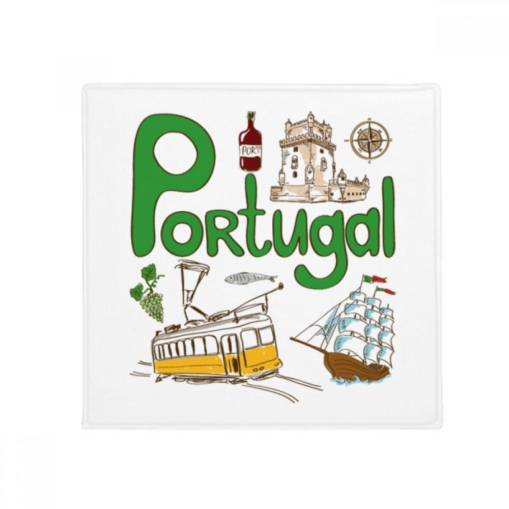 Tapis pour animal Portugal 80x80cm antidérapant multicolore pour sol cuisine entrée