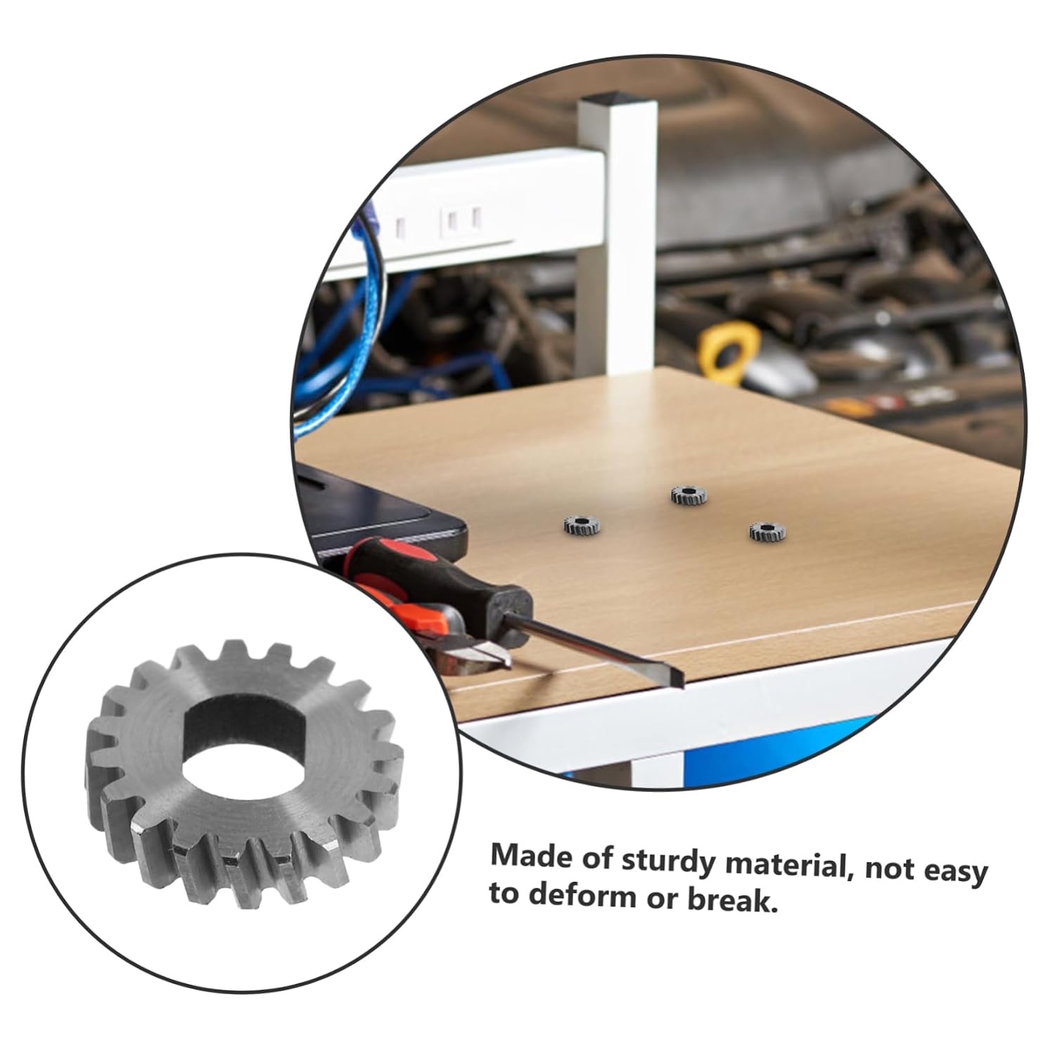 MAGICLULU Teeth Sunroof Motor Gear Replacement Kit for Car Repair Durable Sturdy Material Easy to Install Compatible with Various Models Essential Car Maintenance Tool