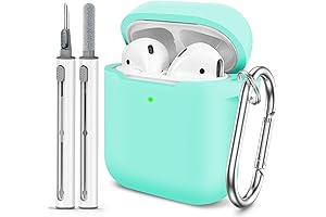 AirPods Case Cover with Clean Pen - Soft Silicone Protective Cover for...