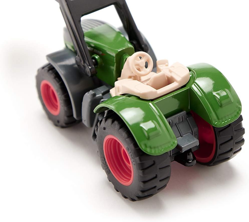 Siku 1539 трактор Fendt 1050 Vario металл пластик зелёный захват для тюков и съёмная кабина