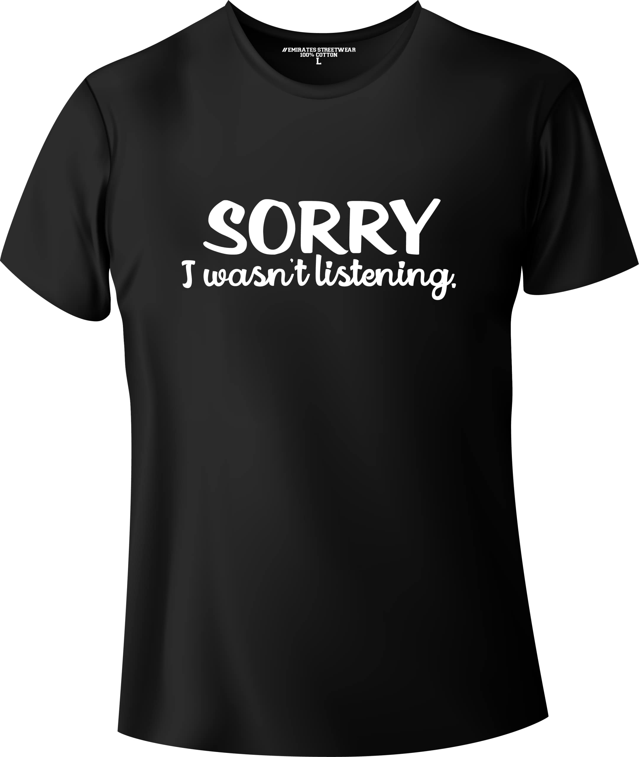 Emirates StreetwearSarcasm Is My Love Language Funny Sarcastic 100% Cotton T-Shirt for Men or Women - D-112