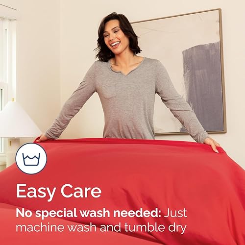 Miniatura 274 de King Fitted Bed Sheet - Bottom Single Fitted Sheet Only - Ultra-Soft Hotel Luxury Bedding w/ 8-16 Inch Deep Pockets - Breathable, Cooling & Wrinkle