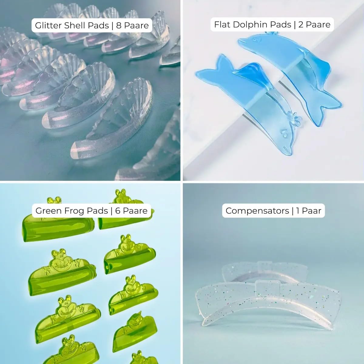 AURA Monaco | Korean Lash Lift Kit – komplettes Profi-Set mit Step 1–3 Lotions, Mix & Fix Powder, Pads & Tools – sanfte koreanische Formel, glue-free Anwendung, über 40 Behandlungen