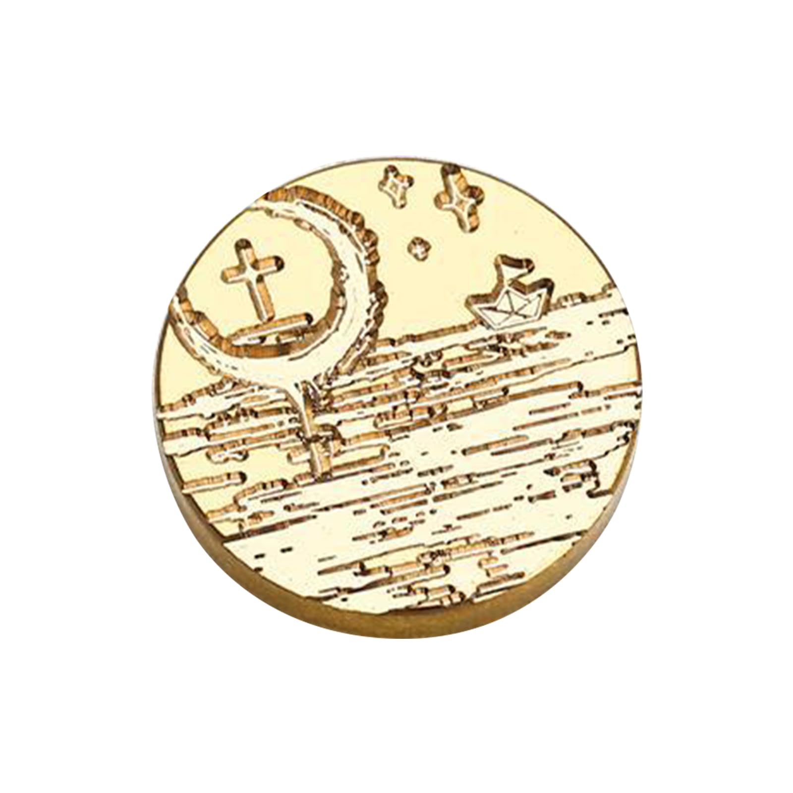 Tfaoys D Fine Craftsmanship Wax Seal Stamp Hea Natural Beauty Halloween Christmas Party Ecors For Envelope, Letter, An Sewing Supplies