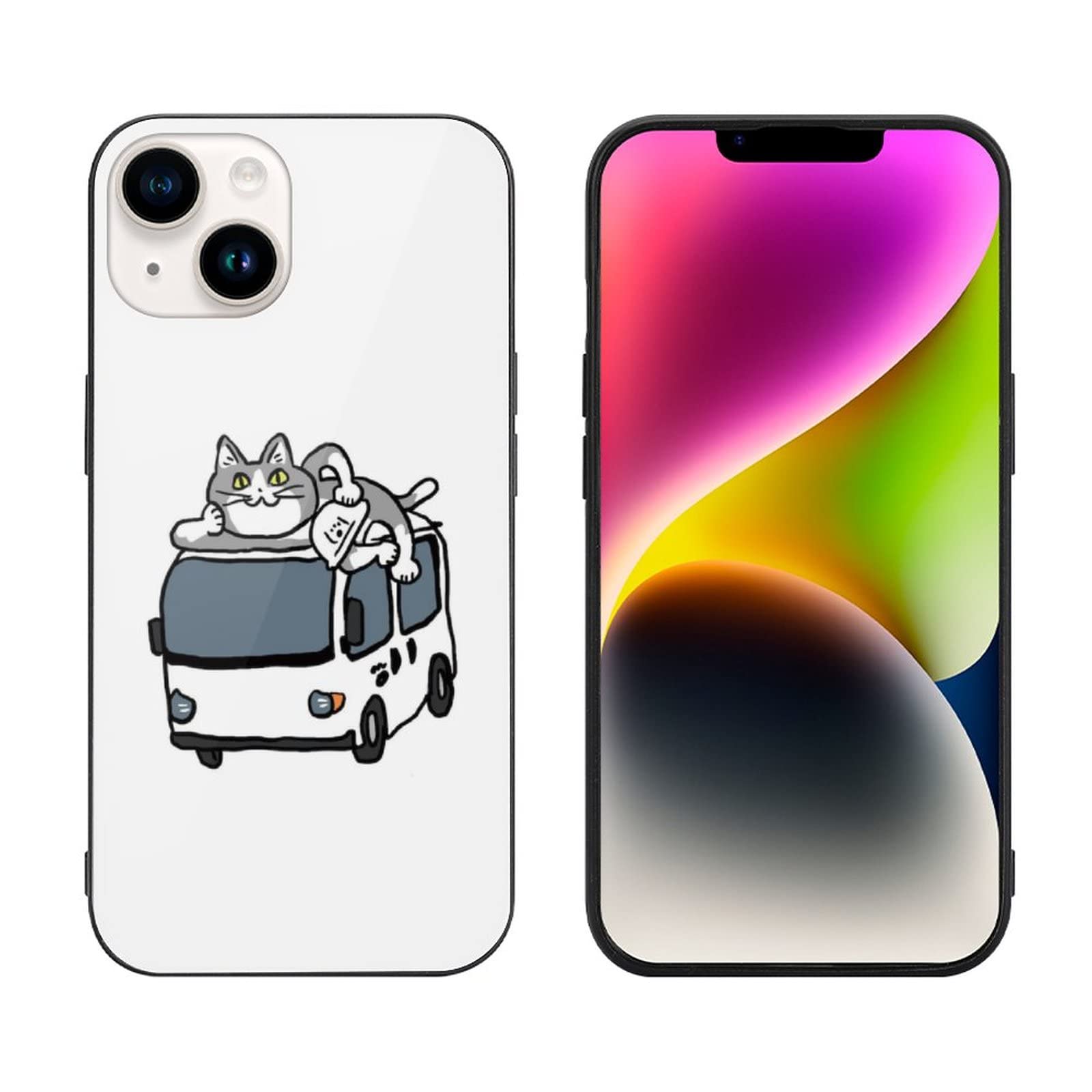 Amazon.co.jp: 仕事猫 現場猫 IPhone14 用 ケース 6.1インチ