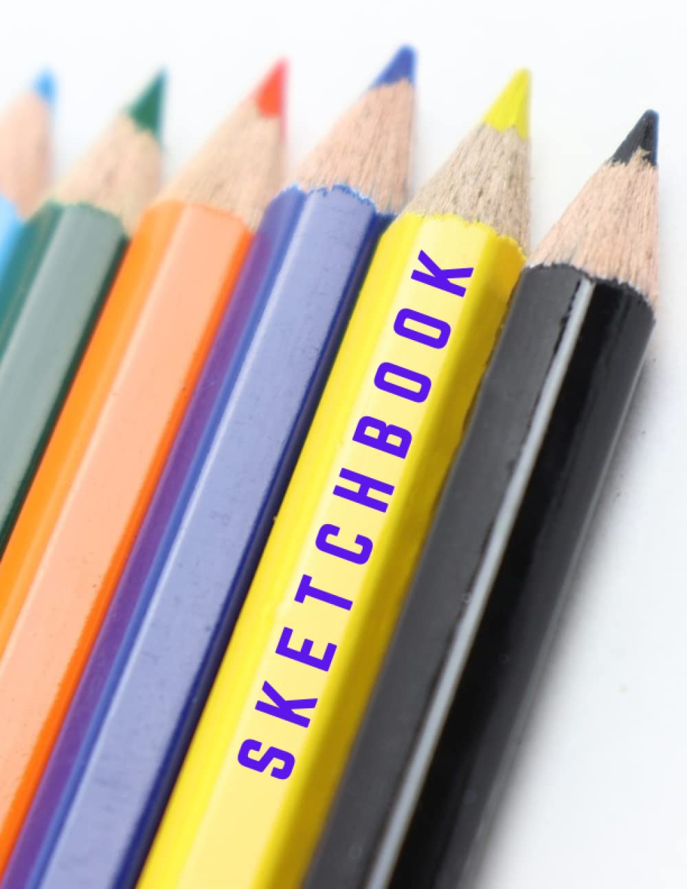 Amazing & Pretty Colored Pencils SketchBook: A Great & Classic Art Sketchbook Journal/Notebook, with Blank Paper for Drawing Sketching Doodling ... ages! Gifts! Multi-use! 8.5x11in, 120 Pages.