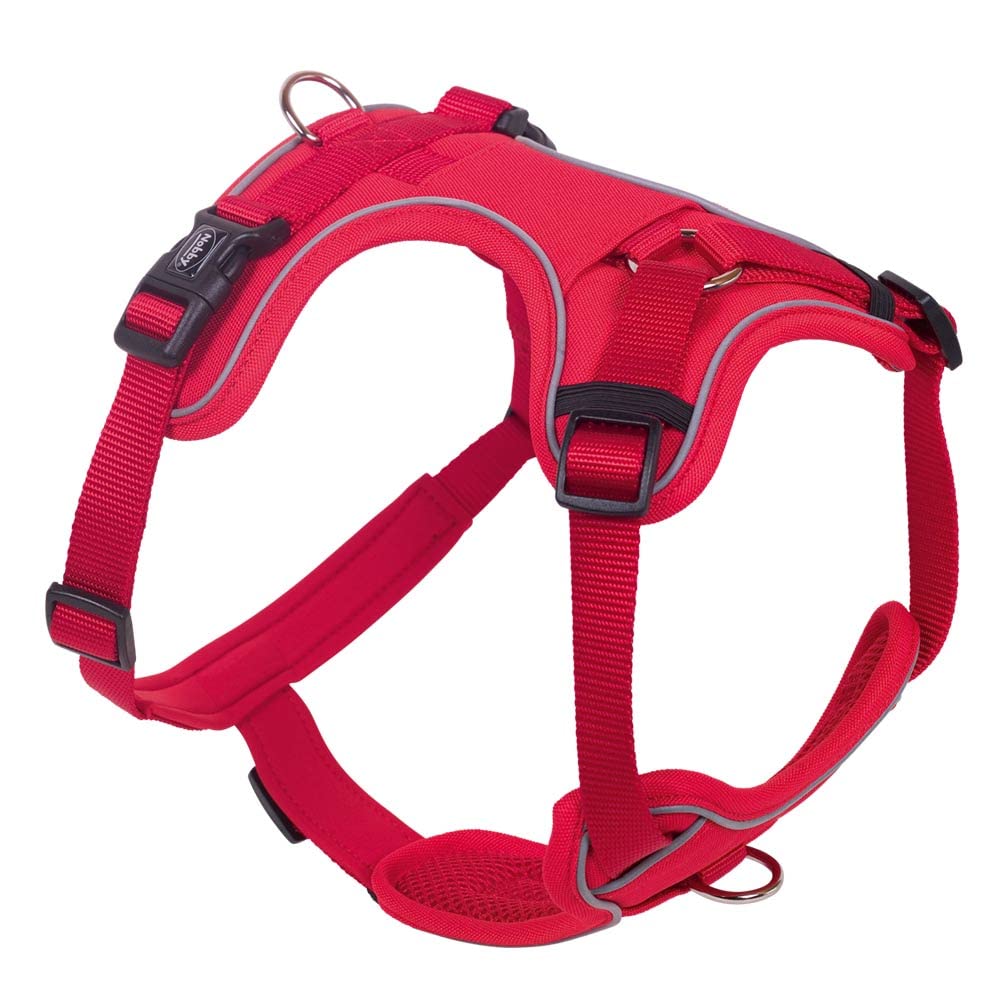 Nobby Comfort Harness Mailo Red L: Chest: 42-60 cm, Belly: 65-85 cm, W: 25 mm, Pack of 1