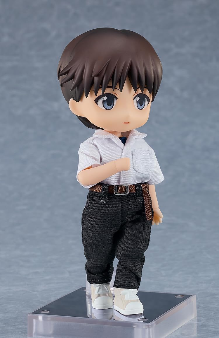 Good Smile Company Nendoroid Doll Evangelion New Movie Version Shinji Anchor Non-Scale, Cloth & Magnet & Plastic Pre-Painted Action Figure