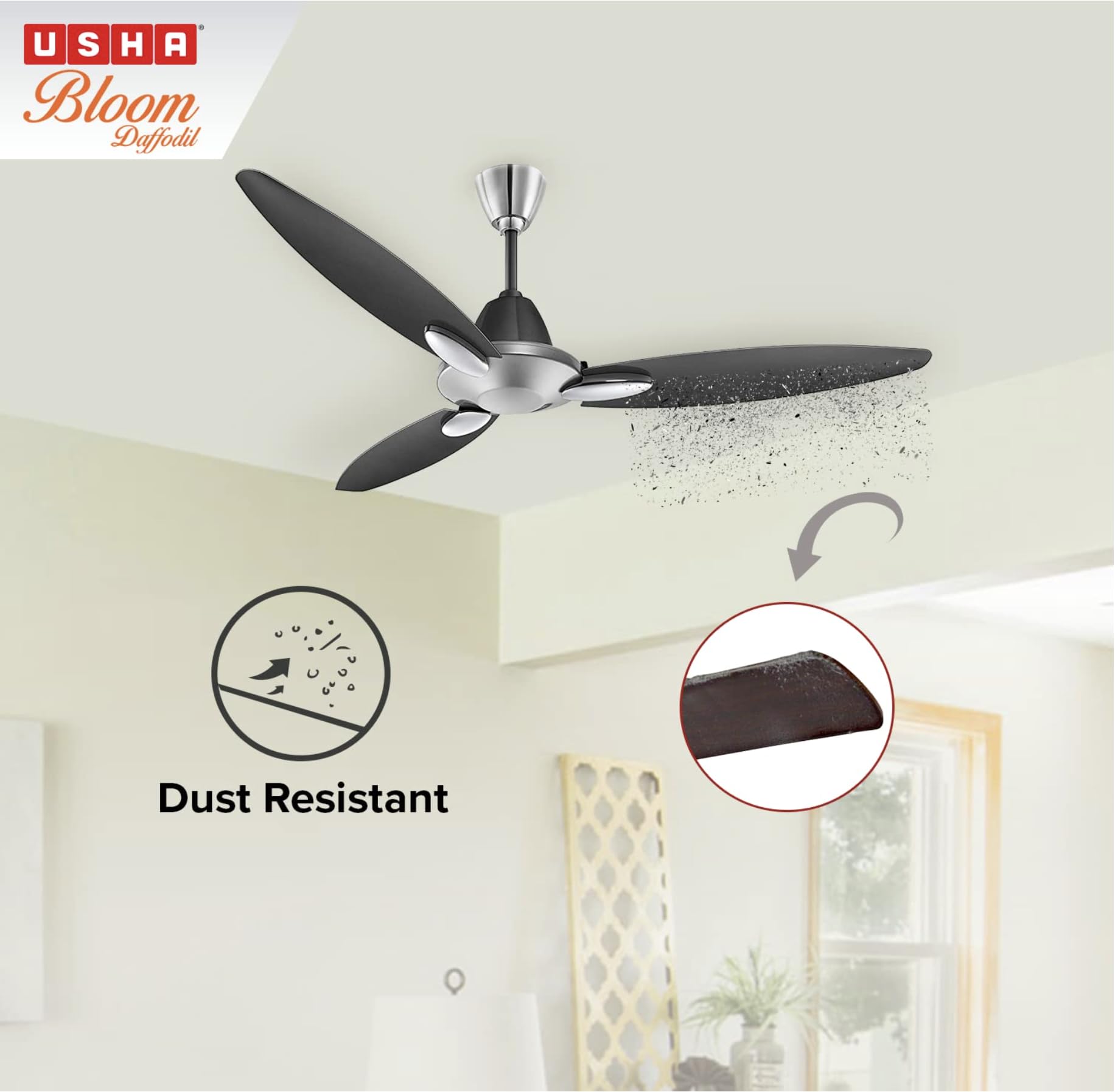Usha CF BL Daffodil 1250MM SP White 1ST N ISI