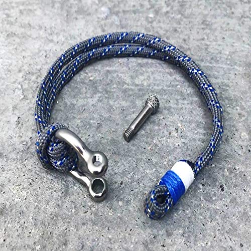 Pulseira Corda Com Pingente Ferradura Em Metal