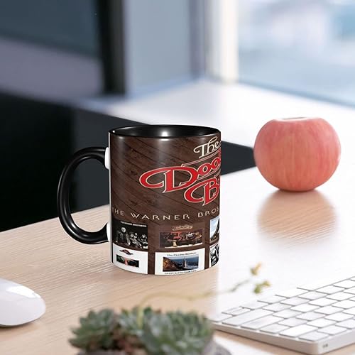 Miniatura 5 de Lanecherbert The Doobie Rock Brothers - Taza de café de cerámica, taza de té de gres para oficina y hogar, 11 onzas