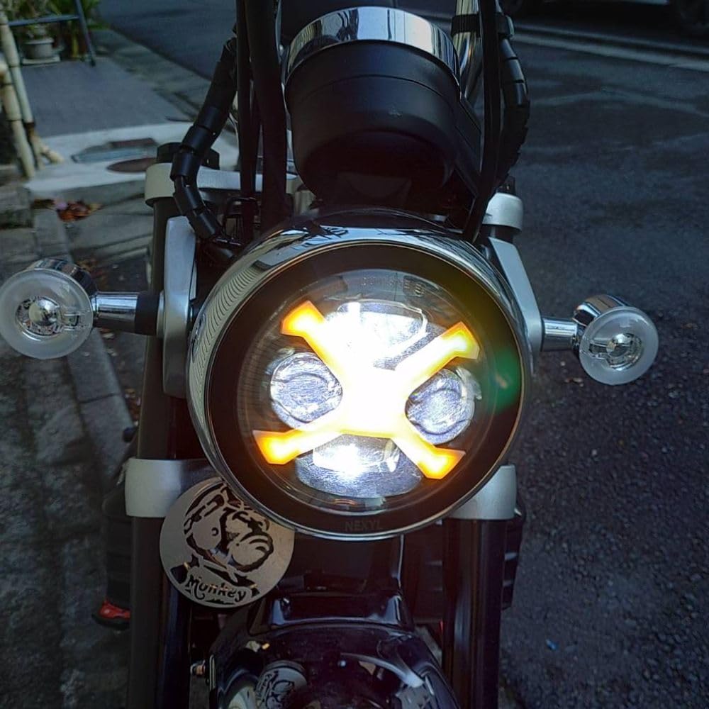 Amazon | Motorcycle NEXYL ホンダモンキー125用LEDヘッドライト X