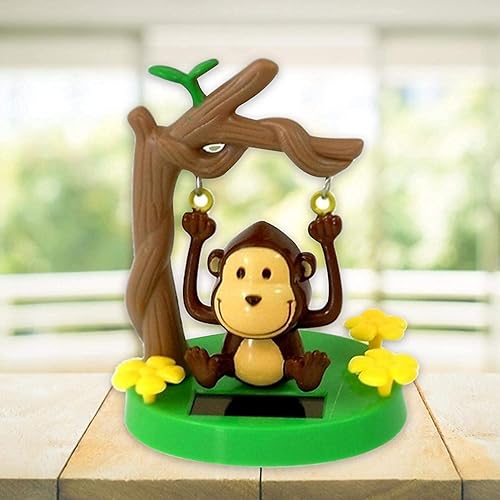 Miniatura 5 de Marsrut Juguete de bailarín animado con energía solar, juguete de bailarín, juguete animado para decoración de automóvil, regalo para oficina,