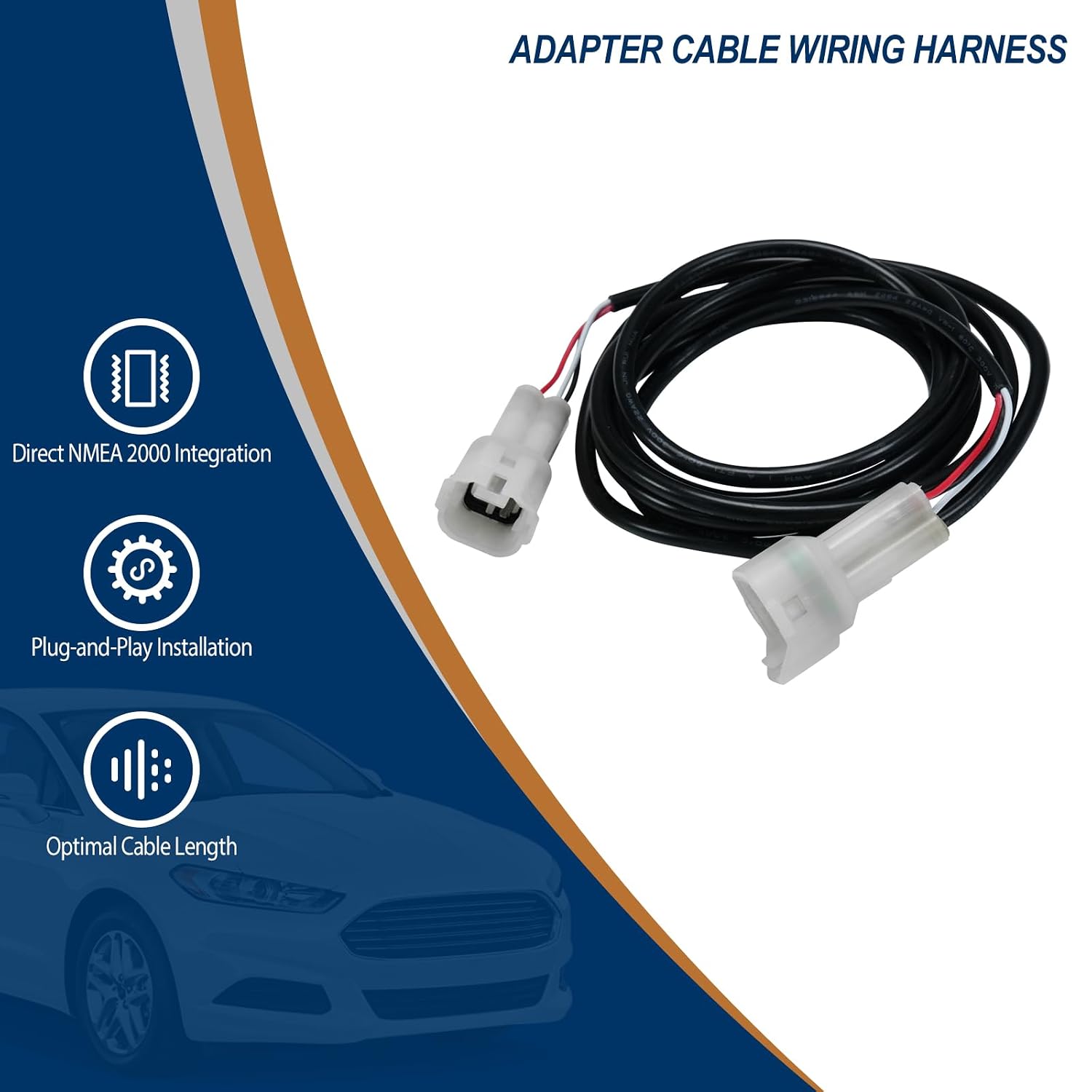 SMIS Digital Analog Gauge to SDS ECU Adapter Cable Wiring Harness Compatible with Suzuki Outboards DF40-300 NMEA 2000 Replaces 990C0-88136 990C088136