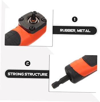 Right Angle Drill Attachment Pivoting Bit Holder Socket Adapter