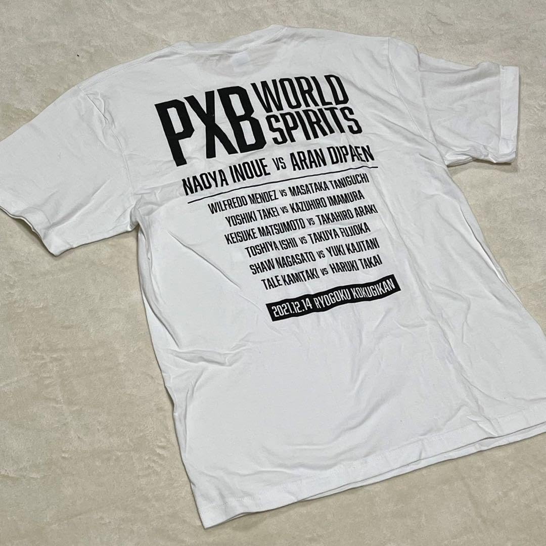 Amazon.co.jp: 井上尚弥 PXB 白 ロゴ tシャツ L size ゴールデンサイズ
