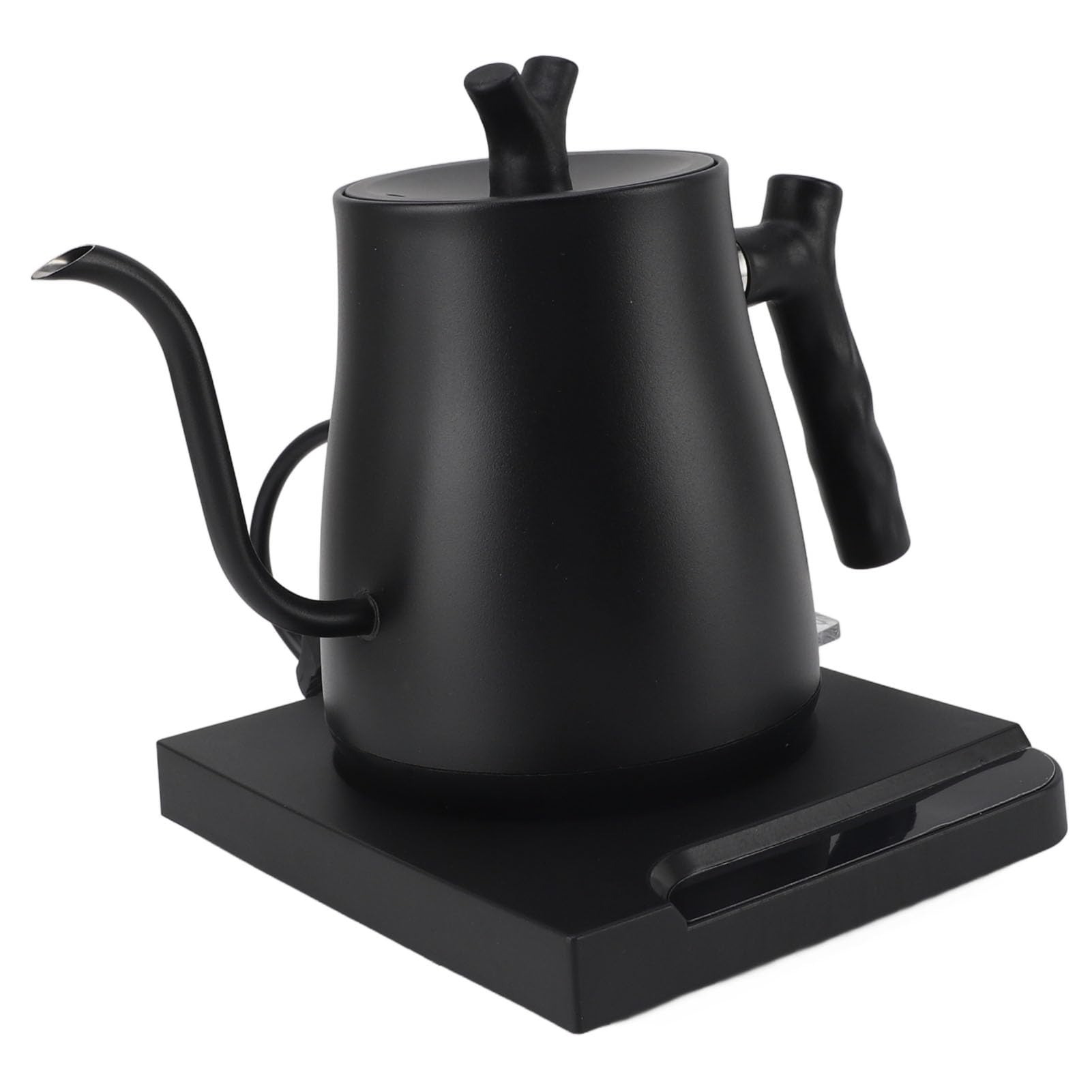 Hervidor Eléctrico con Cuello de Cisne de 1000 W, Calentamiento Rápido, Acero Inoxidable, Capacidad de 800 Ml con Vertido Preciso, Ideal para Preparar té y café (Enchufe europeo
