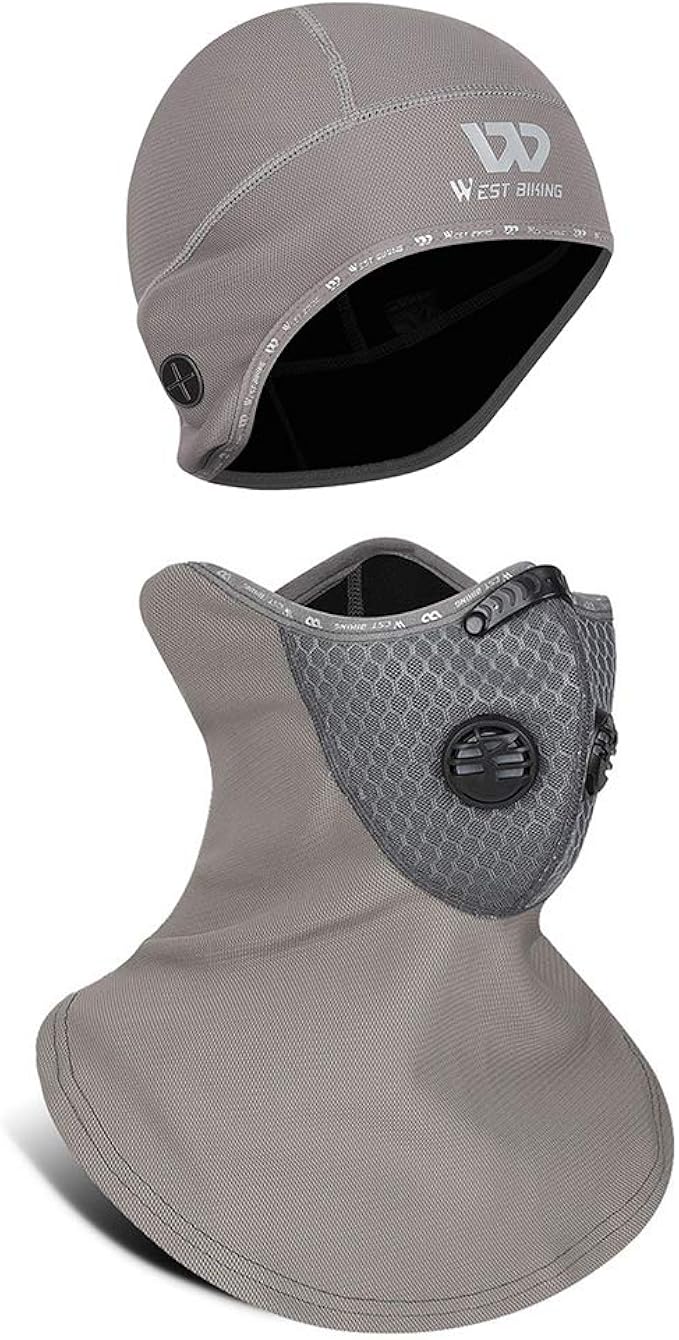 chebao Neck Multifunction Headwear,Windproof Neck Gaiter Scarf, WEST