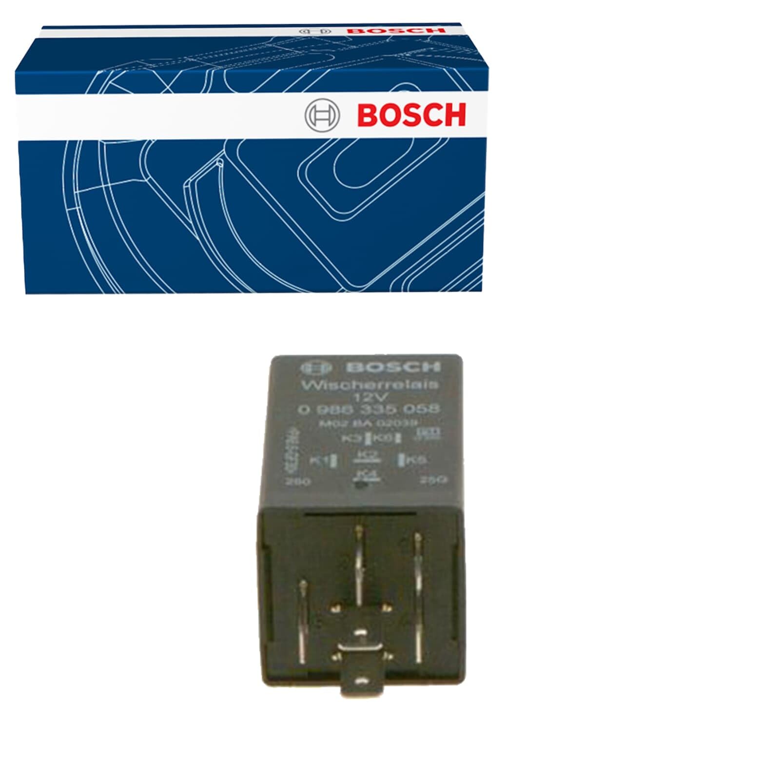 Bosch Relè, Intervallo Tergicristallo 0986335058-image