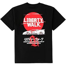 Liberty Walk LBWK JDM T-Shirt Sunrise Logo Black Car Enthusiast Apparel Tuner Streetwear Japanese Tuning Style Automotive Collectible