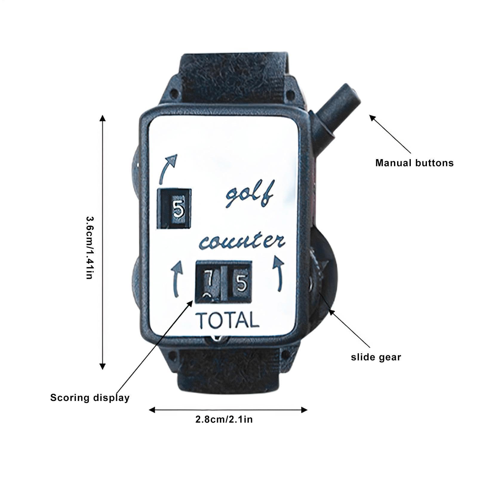 Contador de Puntuación de Golf - Grabador de Pulsera Manual - Mini Reloj Mecánico de ABS - Seguimiento de Deportes