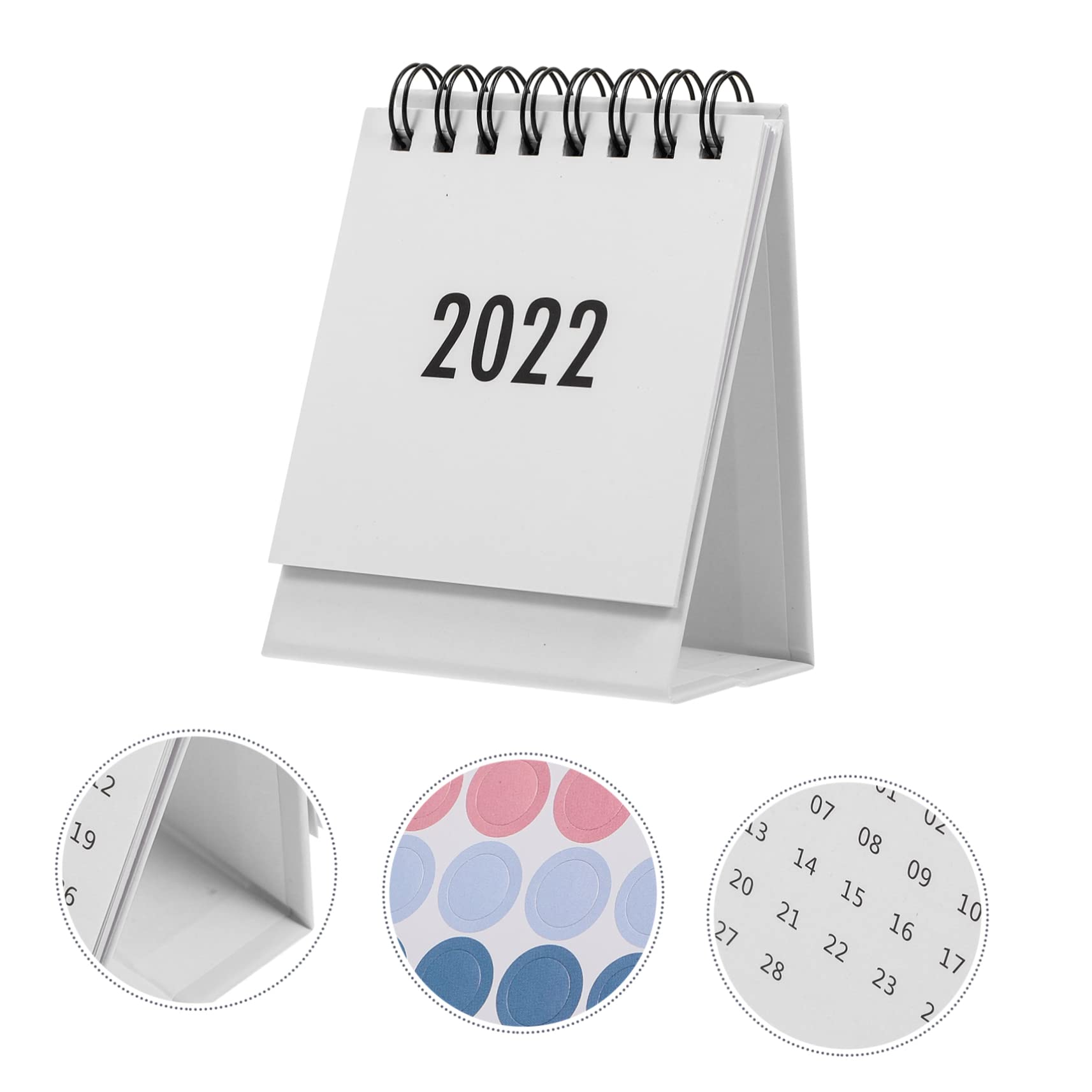 Tofficu 8pezzi Mini Scrivania Design e Planner Mensile Per e Scuola Decorazione Aggiornamenti Regolari Date