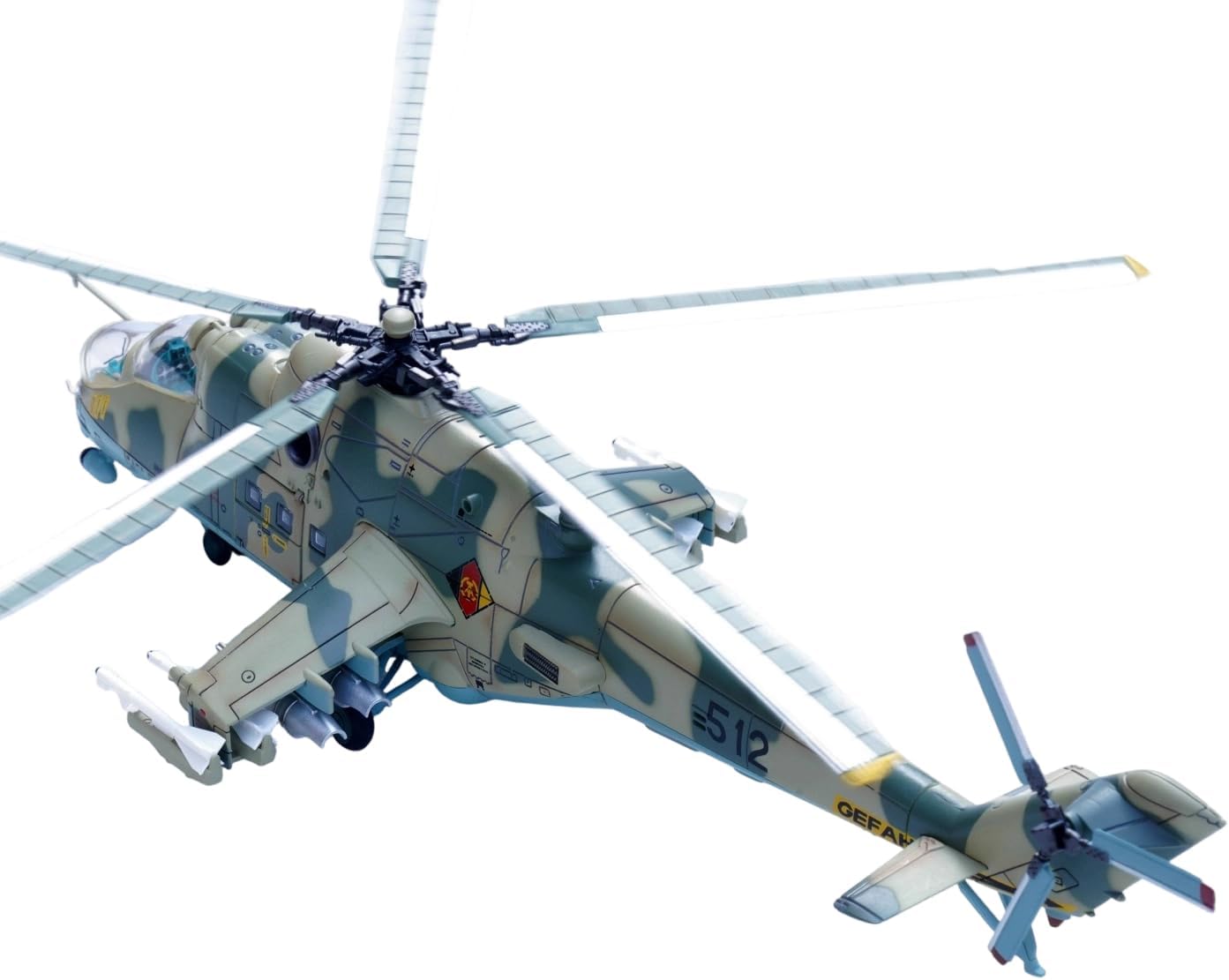 Panzerkampf 14005PG Mi-24P Helicopter Hind East German Air Force 1/72 Diecast Model New in Stock