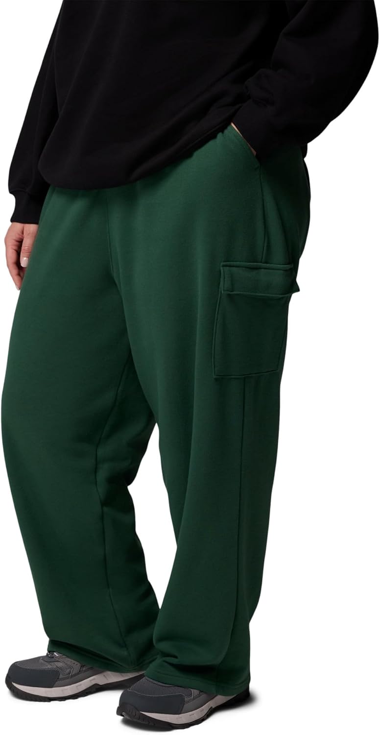 Columbia Womens Aldermore Fleece Cargo Pant, Rain Forest, 3X