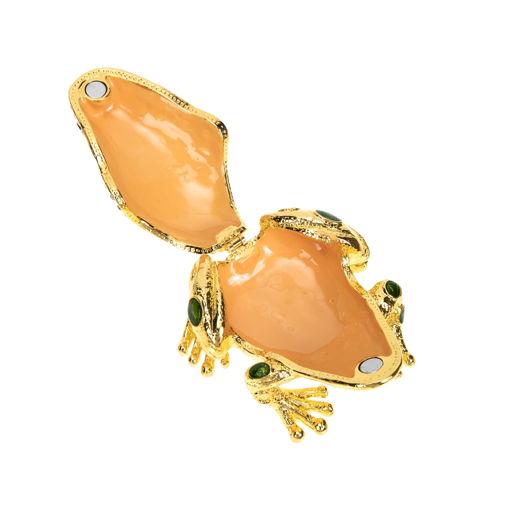 Boîte à Bijoux Émail Alliage Grenouille Coffret Bijoux Original Boîte Rangement